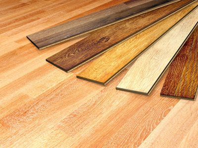 Hardwood floor samples